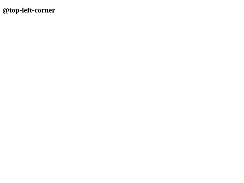 Browser Preview of TOP-LEFT-CORNER